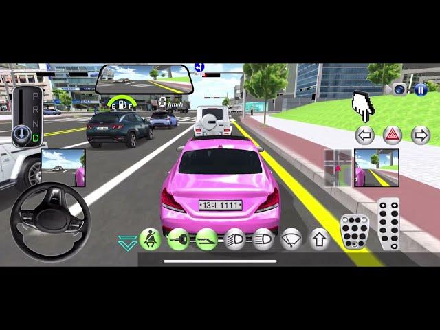 New Pink Mercedes G63, New KiA EV9, Hyundai Police | crazy driving | 3D driving class 2024