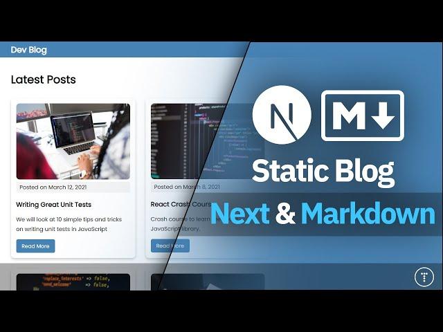 Static Blog With Next.js and Markdown