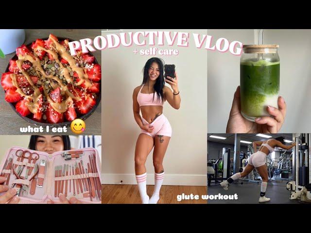 PRODUCTIVE VLOG | Gym, Self Care + Packing For A Trip