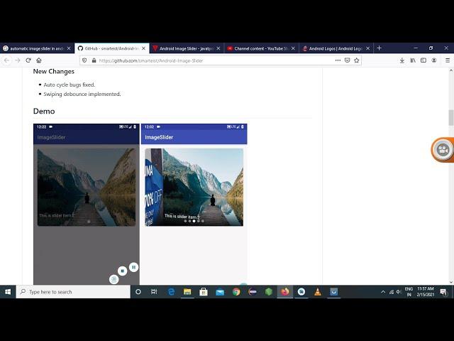 Image Silder in Android Studio