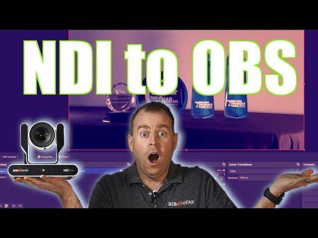 How to Setup NDI to OBS with BZBGEAR ADAMO PTZ Camera