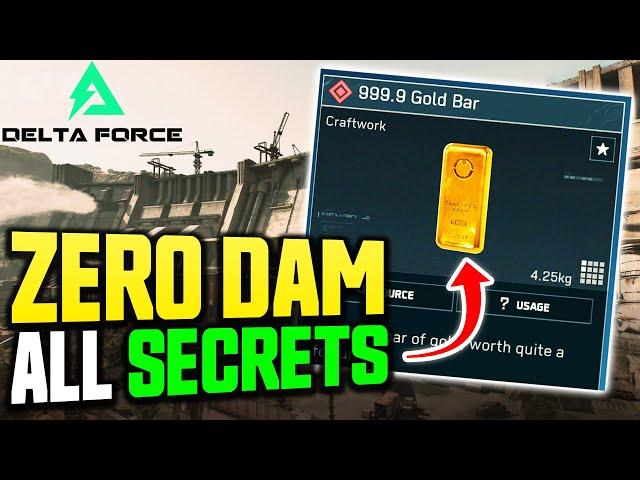 Zero Dam ALL SECRETS & HIDDEN AREAS // Delta Force Extraction Map Guide *UPDATED*