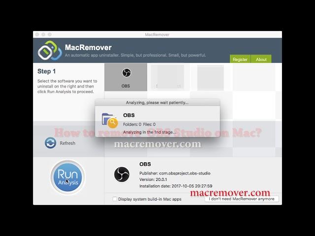 How to Remove OBS Studio on your macOS and Mac OS X?