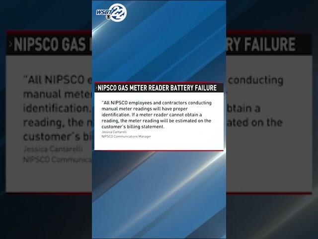 NIPSCO to conduct manual gas meter readings after automatic system battery failures