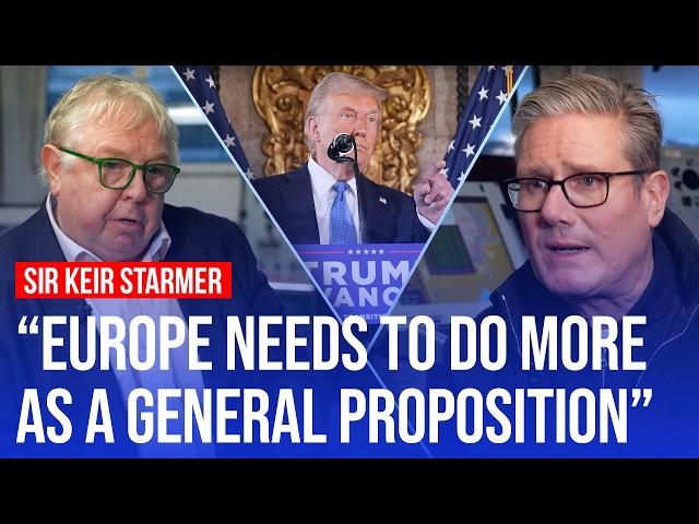 Keir Starmer: Trump is 'right' to call out Nato defence spending | LBC Exclusive