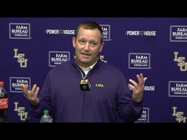 LSU Jay Johnson recaps Tigers baseball fall ball