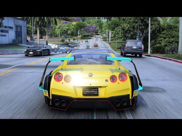 GTA 5 Ultra Realistic Graphics Mod With Enhanced Real Life Traffic Showcase On RTX4090 4K60FPS