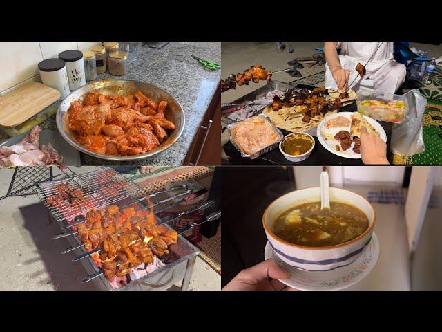 Bohot mushkil se poori family mil k aj aik saath howi hy | Arham ki wife|  BBQ party with family