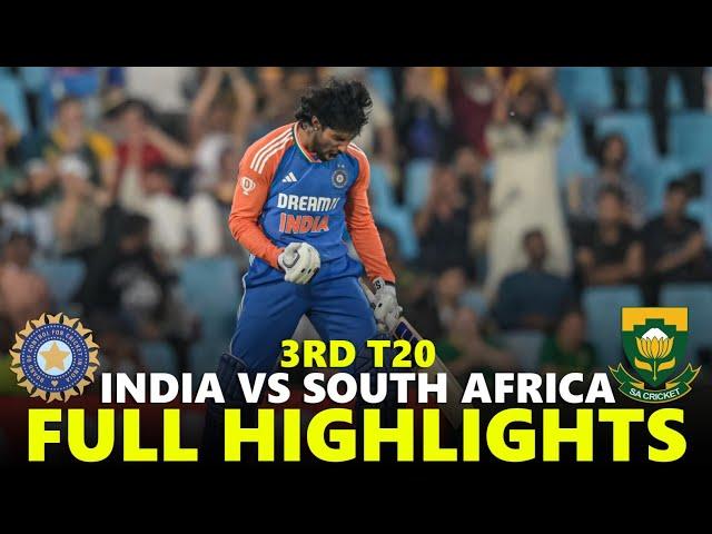 India vs South Africa Full Highlights 3rd T20 2024 | IND VS SA