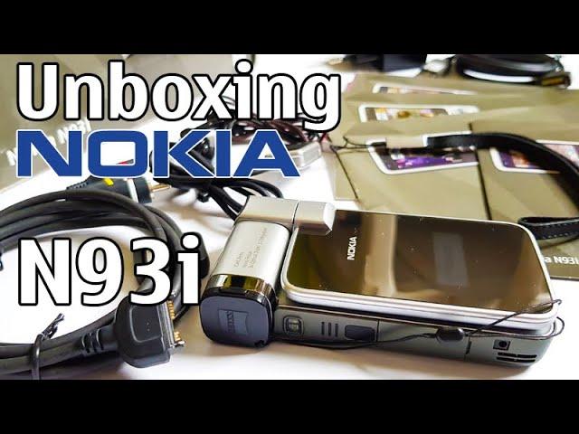 Nokia N93i Unboxing 4K with all original accessories Nseries RM-156 review