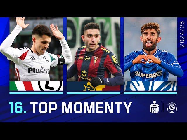 TOP MOMENTY | WSZYSTKIE GOLE 16. KOLEJKI | EKSTRAKLASA 2024/25