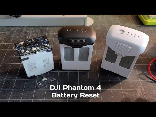 DJI Phantom 4 - Battery reset and what's inside the case