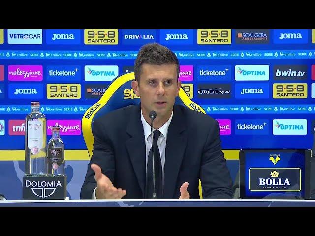 VERONA-JUVE 0-3, Thiago Motta: "i protagonisti sono i giocatori. Vlahovic un leader". Conferenza