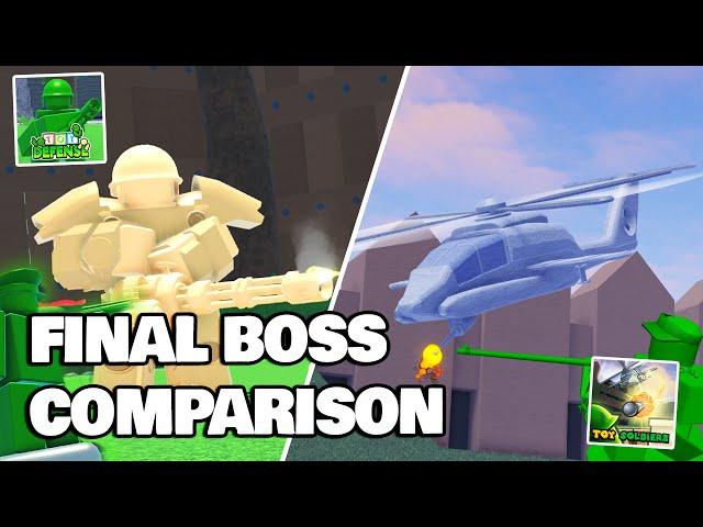 Which Boss is the strongest & have the best look? Toy Soldierz | Roblox