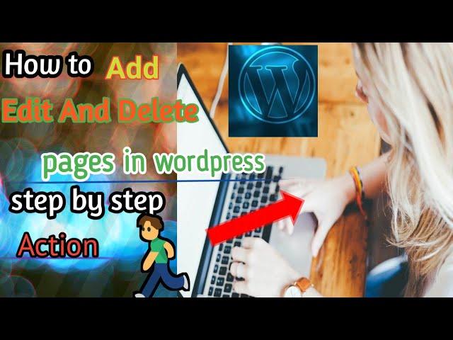 How to Add Edit and Delete pages in wordpress website step by  step Action for beginners [Digital S]