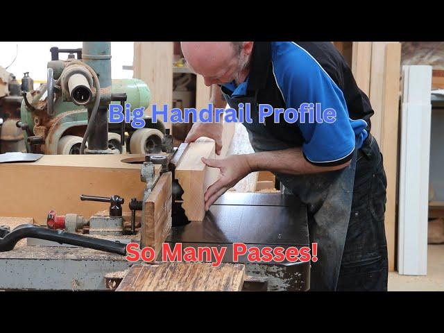 Machining a Big Handrail | Woodworking Projects