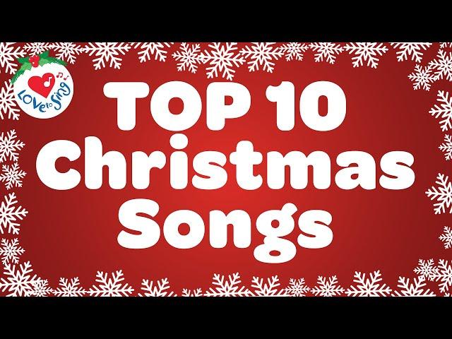 Top 10 Christmas Songs with Lyrics  Merry Christmas 2024 Playlist 