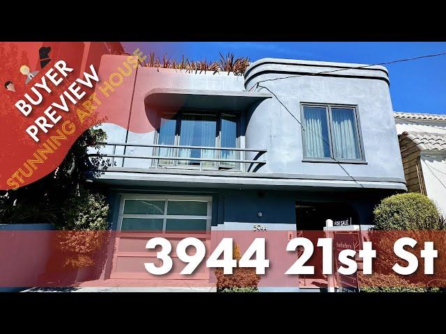 Buyer Preview:  3944 21st Street, San Francisco, Eureka Liberty Castro - High Design View Home   4K