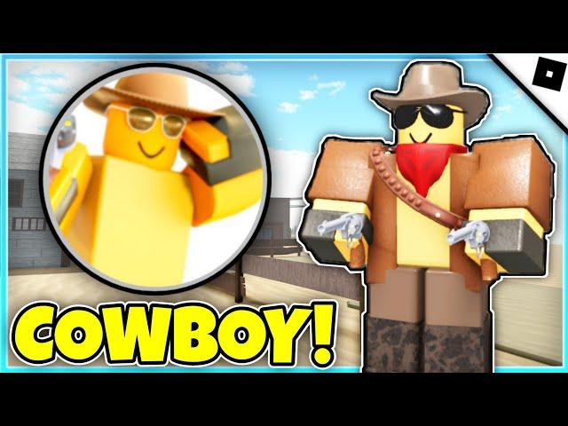 How to get "COWBOY" BADGE in Tower Defense Simulator RP (TDS RP) - ROBLOX