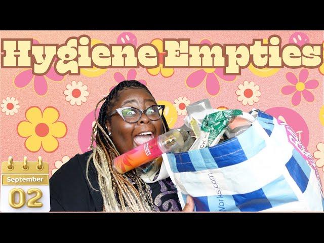 Huge Hygiene Empties|Day 2 of 25|July & August Hygiene Empties|25 Days of Content