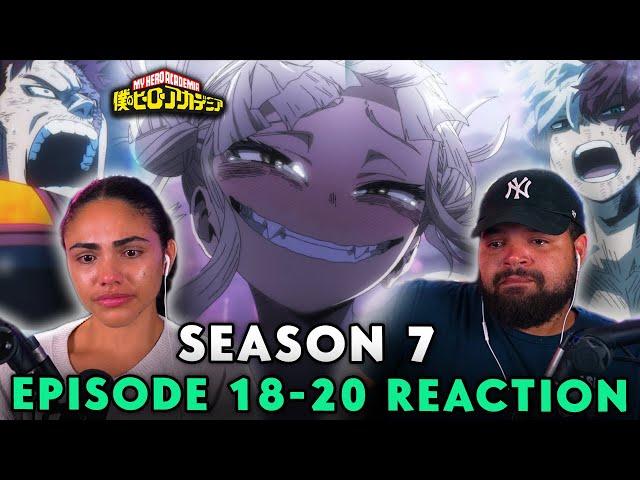 KEEPING UP WITH THE TODOROKI'S REKT US! | My Hero Academia Season 7 Episode 18, 19, 20 Reaction