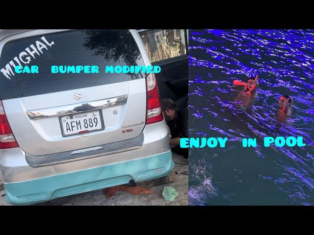 Modified  suzuki  wagon r bumper kit  / Enjoy pool party