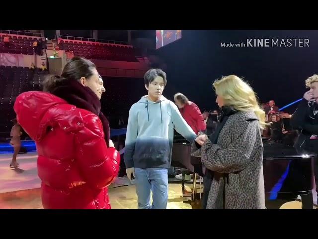 [Sub] Dimash at rehearsals with Lara Fabian. CrazyMaks.