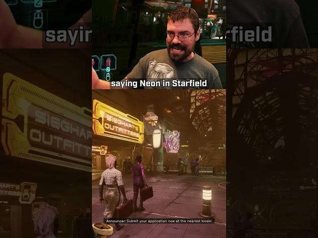 Starfield's Neon vs Cyberpunk 2077's Night City