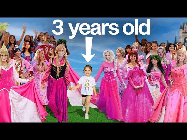 Surprising My Daughter with 50 Princesses!