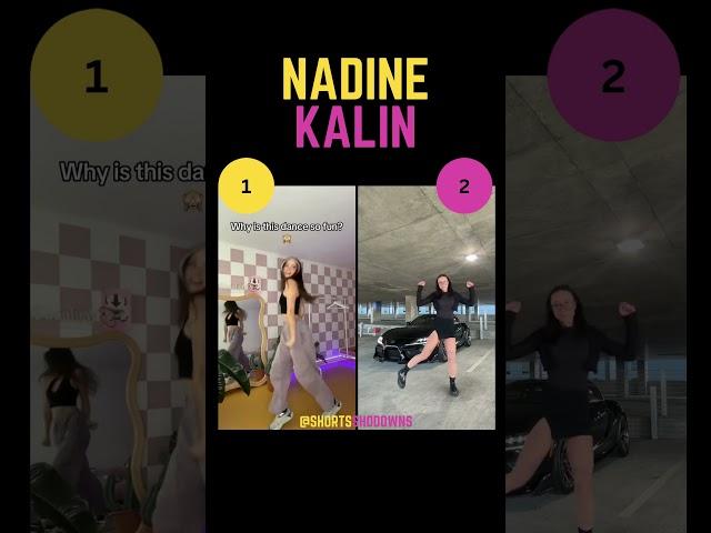 Nadine Breaty  vs. Kalin Queen  Dance Nonaisan Challenge  #dance #tiktok #shorts #fyp