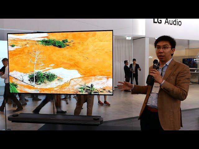 LG 77-inch W7 Signature Wallpaper OLED TV at IFA 2017