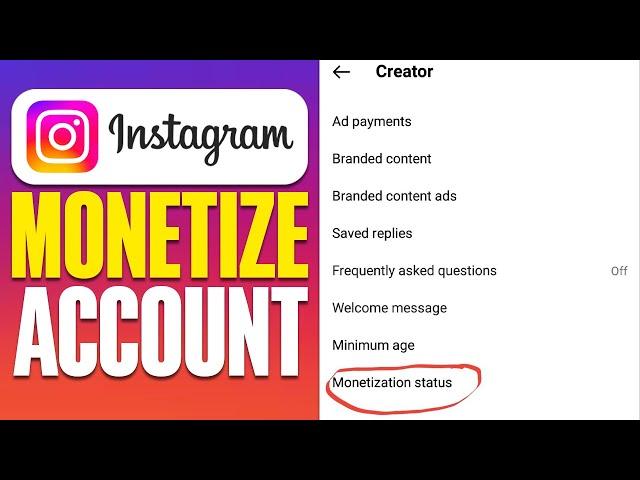 How To Monetize Instagram Account 2024