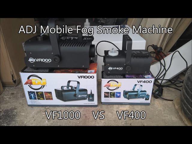 ADJ VF1000 vs VF400 Fog Smoke Machine Comparison