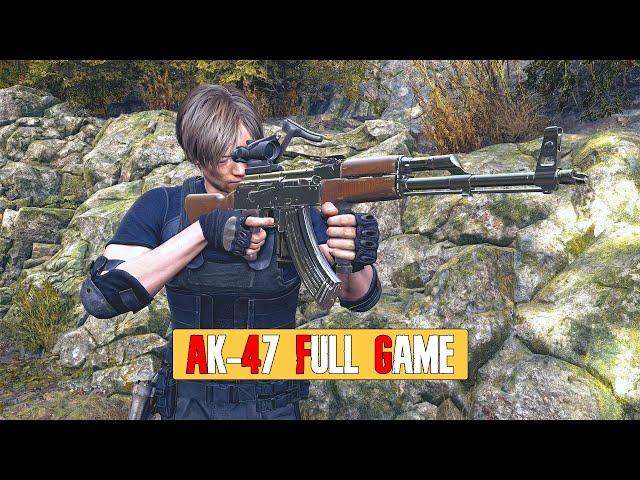 RE4 Remake AK-47 Weapon Mod Full Game Playthrough (No Commentary)