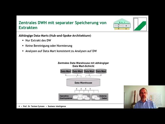 Business Intelligence Vorlesung  3.5: Data Warehouse - Data Marts