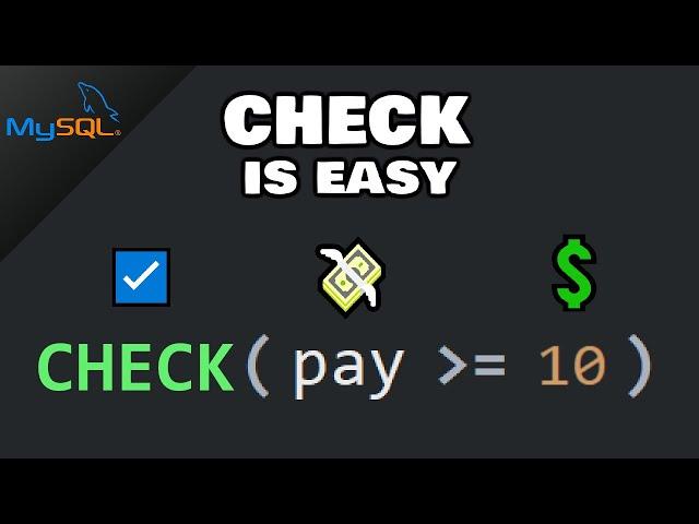 MySQL: CHECK constraint is easy