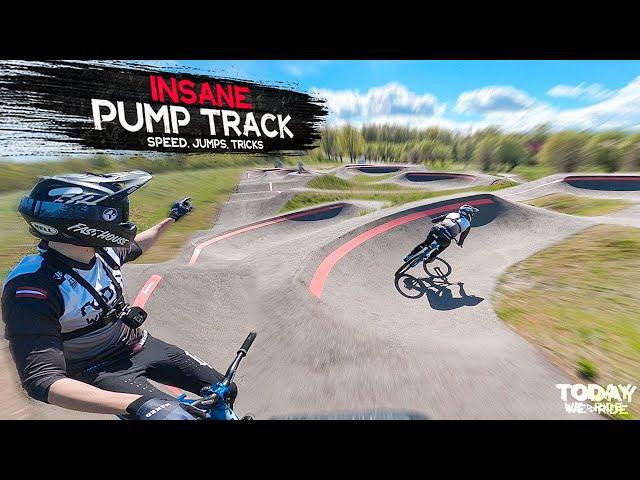 ►INSANE PUMP TRACK on MOUNATIN BIKE + GoPro POV◄ [ Today We Ride ]