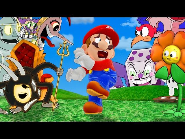 What if Mario Odyssey had Cuphead Bosses? (The Devil, Cagney Carnation, Hilda Berg, Dr Kahl & More!)