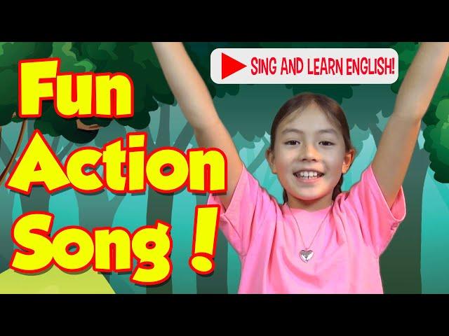 Children's English Learning | Songs with Lyrics and Actions: Hands in the Air