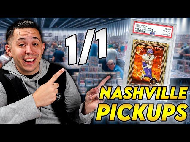 Buying a Justin Jefferson 1/1 At The Nashville Card Show 