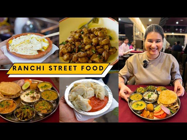 Best RANCHI Street Food (Part 2) | Thali, Momo, Chicken Roll, Burger & More | 4K