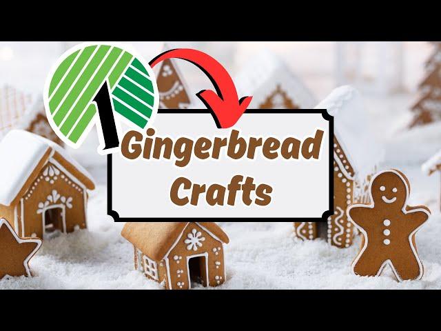 Must See Dollar Tree Gingerbread Christmas Decor Crafts