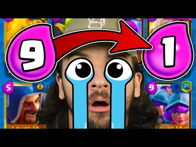 WORST CARD at each Elixir Cost Clash Royale Deck