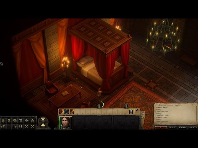 Pathfinder Kingmaker   throne room rest bug