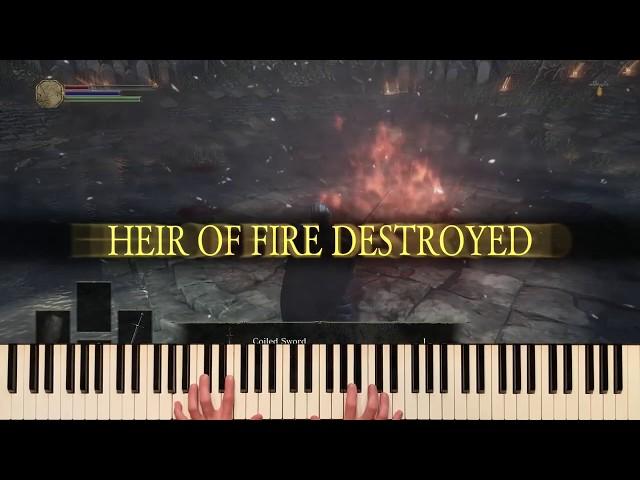 Dark Souls 3 Main Theme - Piano Cover - Gameplay Boss Fight Iudex Gundyr