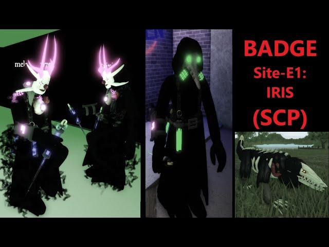 Roblox:"Creepypasta Life RP" how to get SCP BADGE:Site-E1: IRIS