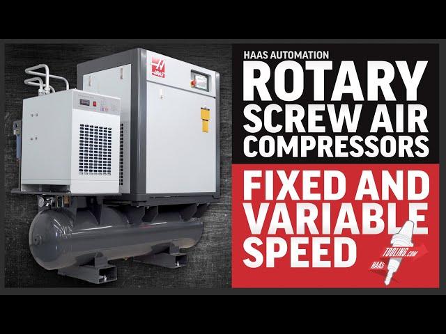 Haas' New Rotary Screw Air Compressors - Haas Automation, Inc.