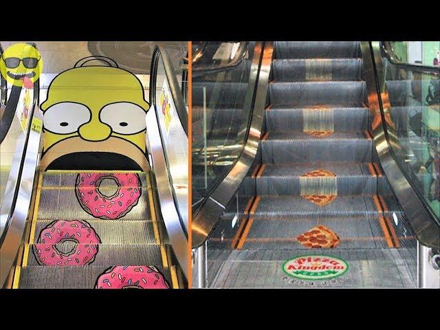 Funny and Creative Escalator Advertisements