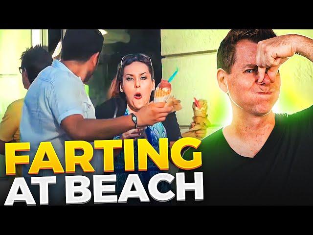 Fart prank at the beach | Jack Vale