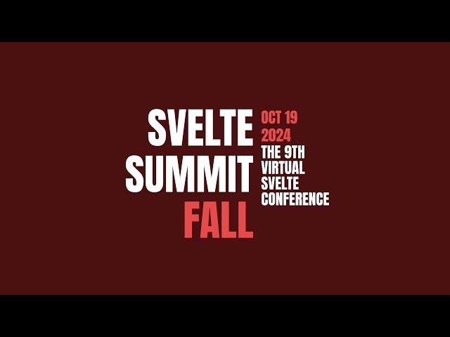 Svelte Summit Fall 2024